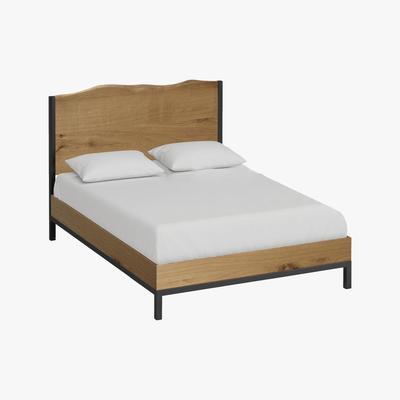 Furniture Village Jagger Bed Frame - King Size - Brown - By Furniture Village