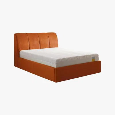Furniture Village Tempur - Harrington Ottoman Bed Frame - King Size - Orange