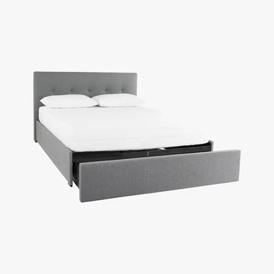 Furniture Village Floyd Bed Frame - King Size - Grey - By Furniture Village