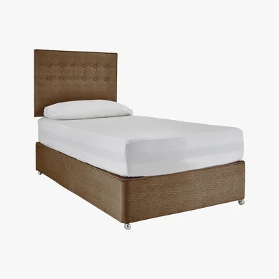 Furniture Village Mi Bed - Cargo Divan Base - Single - Brown