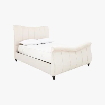 Furniture Village Belle Bed Frame - King Size - Cream - By Furniture Village