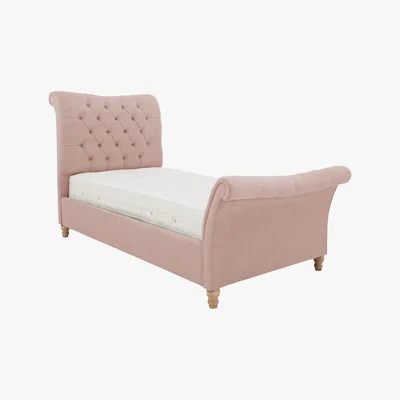 Furniture Village Evie Bed Frame - Single - Pink - By Furniture Village