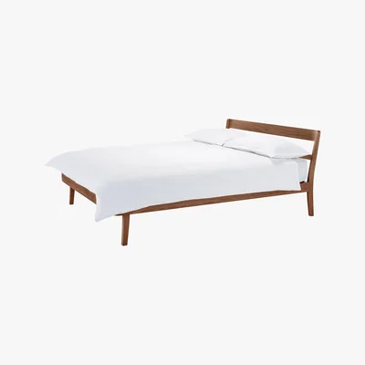 Habitat Habitat Tatsuma Double Bed Frame - Walnut