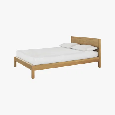 Habitat Hana Ii Oiled Oak Kingsize Bed Frame 150Cm, Oak