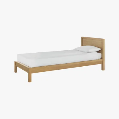 Habitat Hana Ii Oiled Oak Single Bed Frame 90Cm, Oak