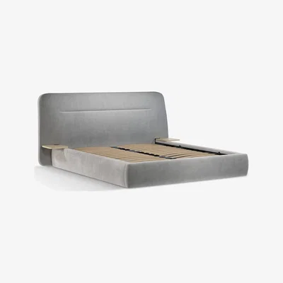 John Lewis Design Project by John Lewis No.152 Ottoman Storage Upholstered Bed Frame and Side Tables, Double