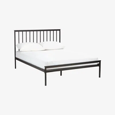 John Lewis John Lewis & Partners Franklin Bed Frame, Double, Black