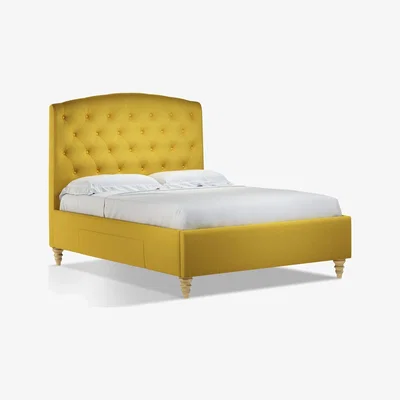 John Lewis John Lewis & Partners Rouen 2 Drawer Storage Upholstered Bed Frame, Double