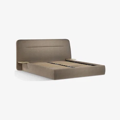 John Lewis Design Project by John Lewis No.152 Ottoman Storage Upholstered Bed Frame and Side Tables, Double