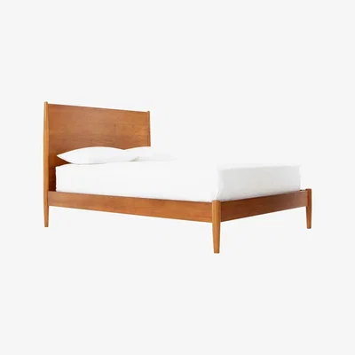 John Lewis west elm Mid-Century Bed Frame, King Size, FSC Certified (Eucalyptus)