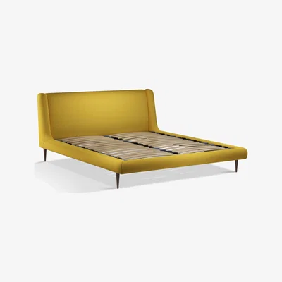 John Lewis John Lewis & Partners Mid-Century Sweep Upholstered Bed Frame, Super King Size