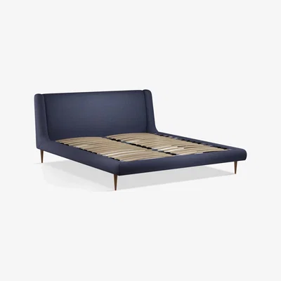 John Lewis John Lewis & Partners Mid-Century Sweep Upholstered Bed Frame, Super King Size
