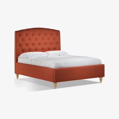 John Lewis John Lewis & Partners Rouen 2 Drawer Storage Upholstered Bed Frame, Double