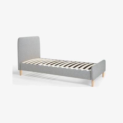 John Lewis House by John Lewis Bonn Upholstered Bed Frame, Single, Saga Grey