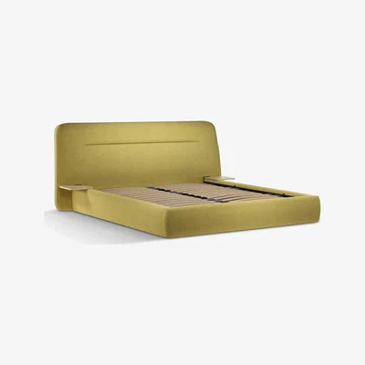 John Lewis Design Project by John Lewis No.152 Ottoman Storage Upholstered Bed Frame and Side Tables, King Size