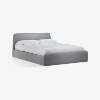John Lewis House by John Lewis Bonn Ottoman Storage Upholstered Bed Frame, King Size, Saga Grey