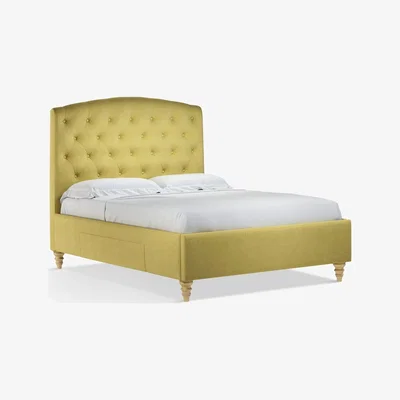 John Lewis John Lewis & Partners Rouen 2 Drawer Storage Upholstered Bed Frame, Double