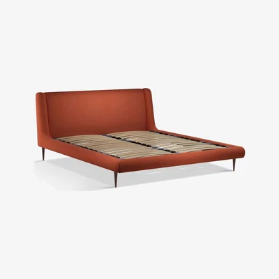 John Lewis John Lewis & Partners Mid-Century Sweep Upholstered Bed Frame, Super King Size