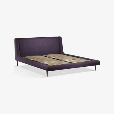 John Lewis John Lewis & Partners Mid-Century Sweep Upholstered Bed Frame, Super King Size