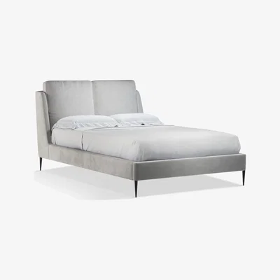 John Lewis John Lewis & Partners Giorgio Upholstered Bed Frame, Double, Opulence Steel
