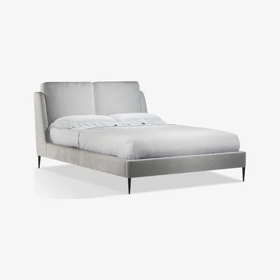 John Lewis John Lewis & Partners Giorgio Upholstered Bed Frame, King Size, Opulence Steel