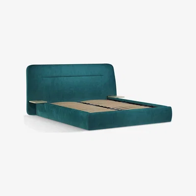 John Lewis Design Project by John Lewis No.152 Ottoman Storage Upholstered Bed Frame and Side Tables, Double