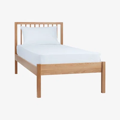 John Lewis John Lewis & Partners Morgan Bed Frame, Single, Oak