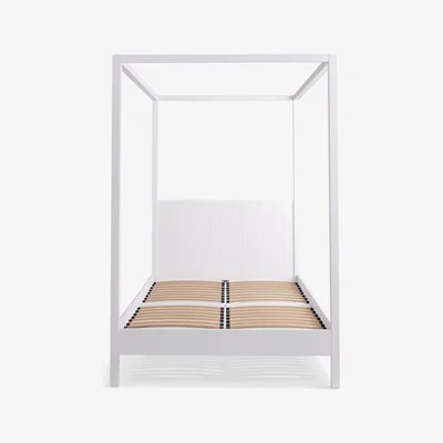 John Lewis John Lewis & Partners St Ives Canopy Bed Frame, FSC Certified (Oak, Birch, Oak Veneers, MDF), Double
