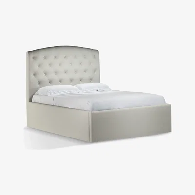 John Lewis John Lewis & Partners Rouen Ottoman Storage Upholstered Bed Frame, Double