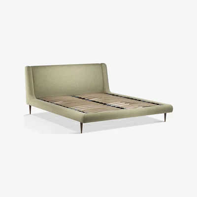 John Lewis John Lewis & Partners Mid-Century Sweep Upholstered Bed Frame, Super King Size