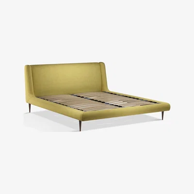 John Lewis John Lewis & Partners Mid-Century Sweep Upholstered Bed Frame, Super King Size