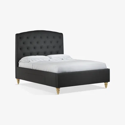 John Lewis John Lewis & Partners Rouen 2 Drawer Storage Upholstered Bed Frame, Double