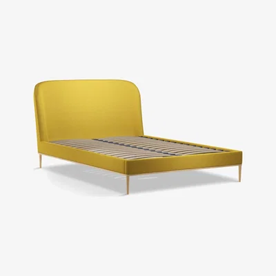 John Lewis John Lewis & Partners Show-Wood Upholstered Bed Frame, Double
