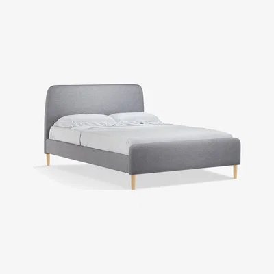 John Lewis House by John Lewis Bonn Upholstered Bed Frame, Double, Saga Grey