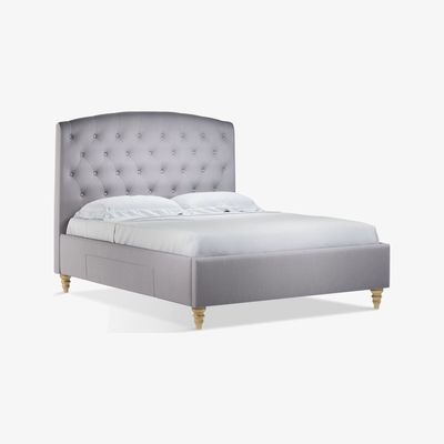 John Lewis John Lewis & Partners Rouen 2 Drawer Storage Upholstered Bed Frame, King Size
