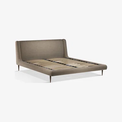 John Lewis John Lewis & Partners Mid-Century Sweep Upholstered Bed Frame, Super King Size