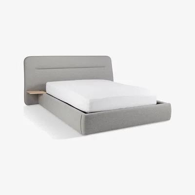 John Lewis Design Project by John Lewis No.152 Ottoman Storage Bed Frame and Side Tables, Double, Grey