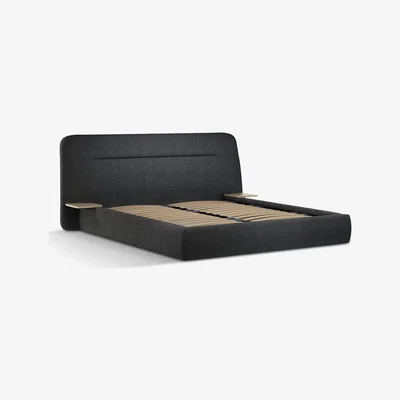 John Lewis Design Project by John Lewis No.152 Ottoman Storage Upholstered Bed Frame and Side Tables, King Size