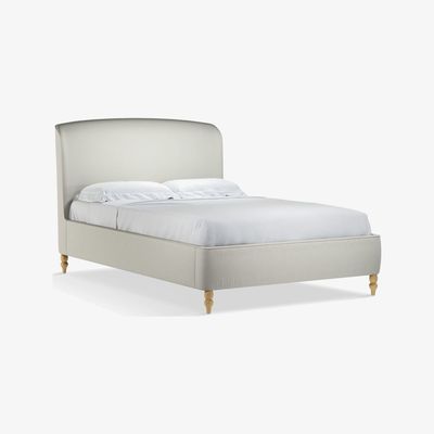 John Lewis Croft Collection Skye Upholstered Bed Frame, Double, Shawford Grey