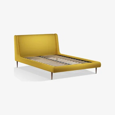 John Lewis John Lewis & Partners Mid-Century Sweep Upholstered Bed Frame, Double