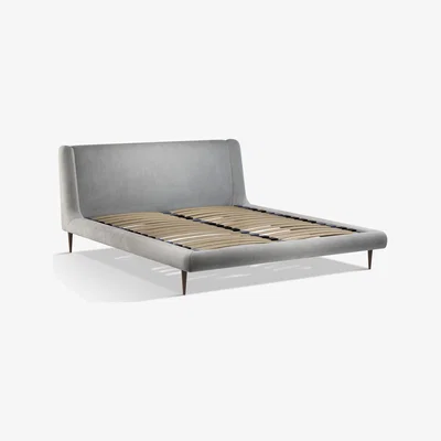 John Lewis John Lewis & Partners Mid-Century Sweep Upholstered Bed Frame, Super King Size