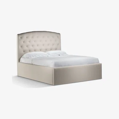 John Lewis John Lewis & Partners Rouen Ottoman Storage Upholstered Bed Frame, King Size