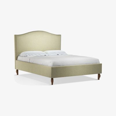 John Lewis John Lewis & Partners Charlotte Upholstered Bed Frame, Super King Size, Saga Latte