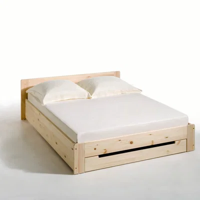 La Redoute Crawley Solid Pine Storage Bed with Base