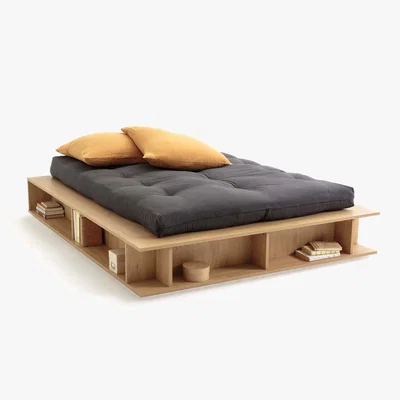 La Redoute Presto Pine Storage Bed with Hinged Bed Base