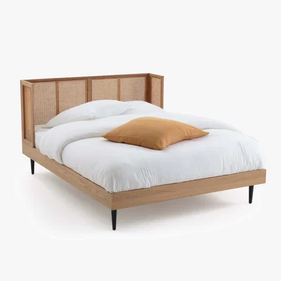 La Redoute Waska Rattan Bed with Base