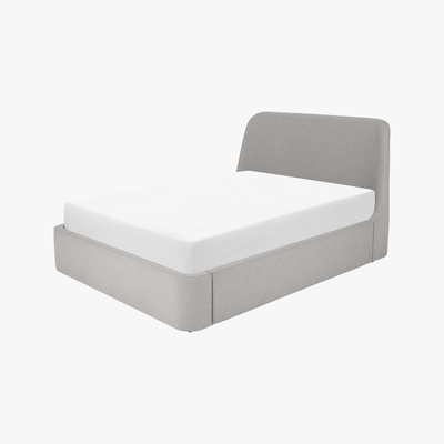 Made.com Hayllar Double Ottoman Storage Bed, Cool Grey
