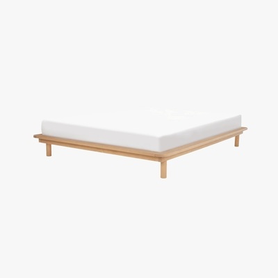 Made.com MADE Essentials Kano Double Platform Bed, Pine