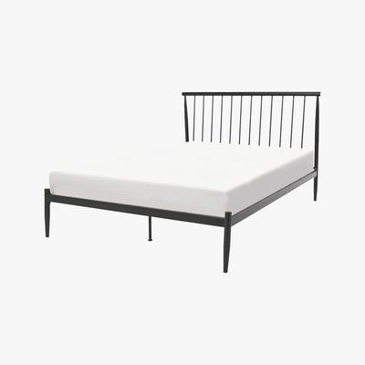 Made.com Made Essentials Penn Super Kingsize bed, Black