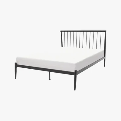 Made.com Made Essentials Penn Super Kingsize bed, Black